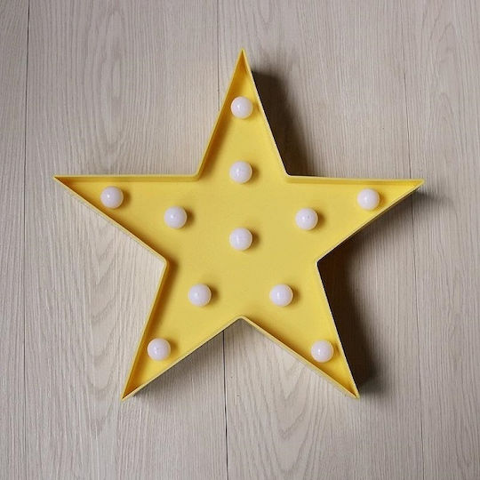 Kiokids Παιδικό Φωτιστικό Τοίχου Led Πλαστικό Star