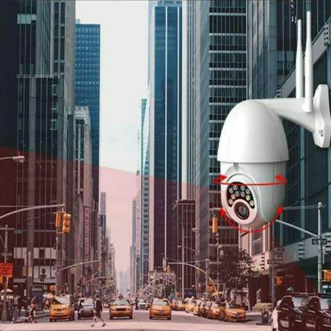 IP Surveillance Camera Wi-Fi Full HD 1080p Waterproof with Two-Way Communication and 3.6mm Lens