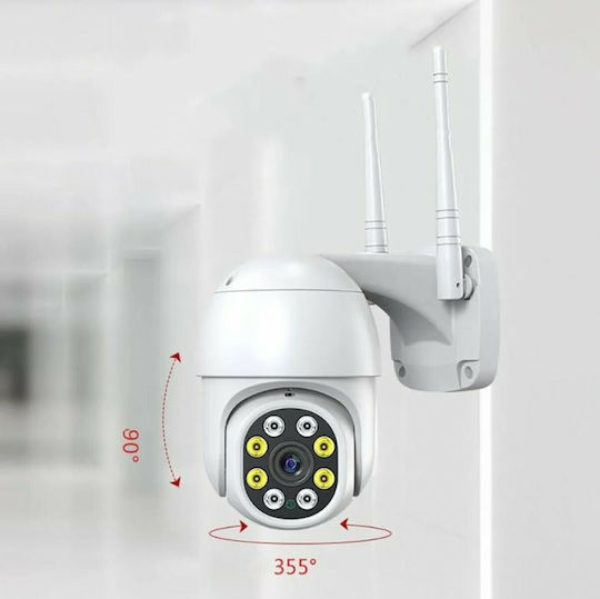 Jortan PR16-JORTAN-8170QJ IP Surveillance Camera Wi-Fi Full HD 1080p Waterproof with Two-Way Communication and Lens 3.6mm