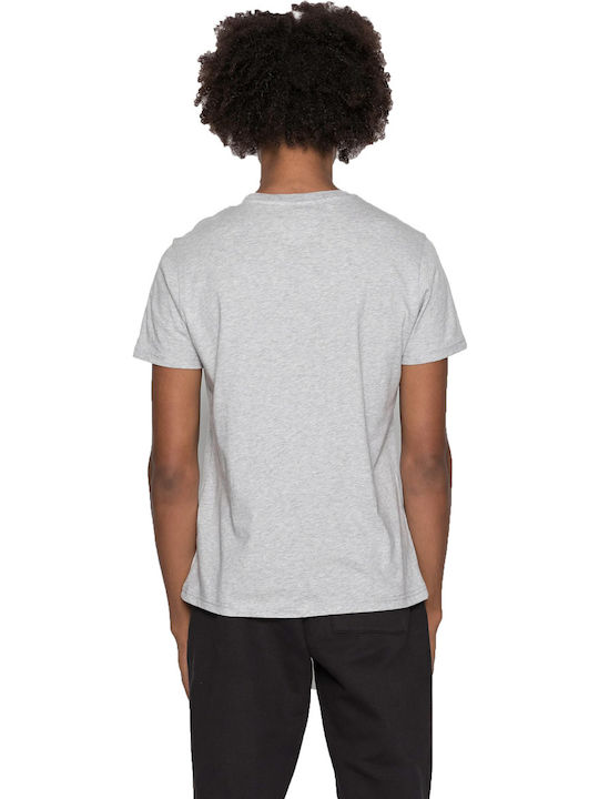 Tommy Hilfiger Ανδρικό T-shirt Light Grey με Λογότυπο
