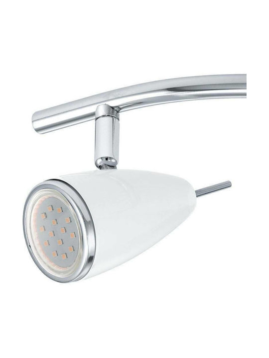 Eglo Riccio Double Spot with Socket GU10 in White Color