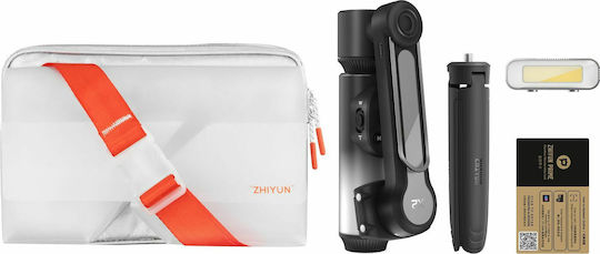Zhiyun Smooth X2 Combo Gimbal за мобилни телефони с 3-осов стабилизатор и 3.5 часа работа Черен