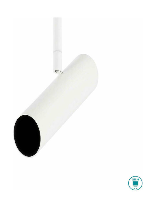 Faro Barcelona Link Single Spot with Socket GU10 in White Color