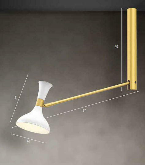 Luma Single Spot with Socket G9 in Gold Color