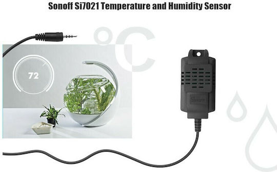Sonoff Si7021 Temperature and Humidity Sensor Jack with 0.5m Cable