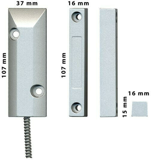 Tele Wired Contact Sensor Metallic