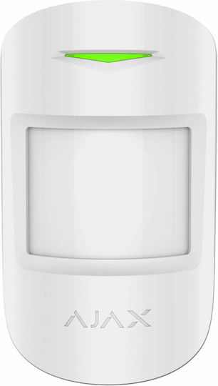 Ajax Systems MotionProtect Plus PET Wireless RF Curtain Motion Sensor Microwave & Infrared 80° Range 12m