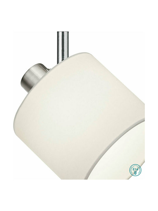 Trio Lighting Duoline Single Spot with Socket E14 in White Color