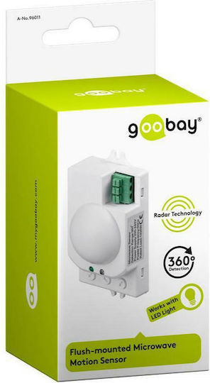 Goobay Домашни Любимци С Кабел Микровълнов Датчик За Движение 360° Обхват 8m