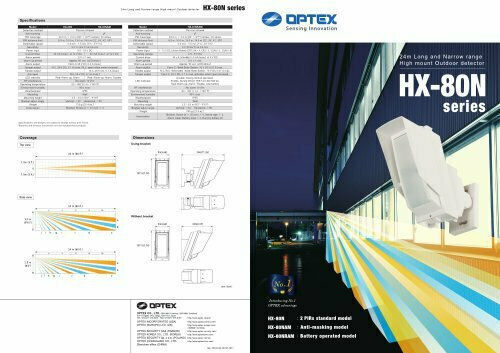 Optex Motion Sensor