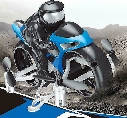 2.4ghz Flying Motorcycle - Remote Control Quadcopter Τηλεκατευθυνόμενη Μοτοσυκλέτα Μπλε