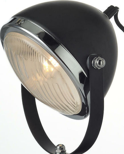 Aca Harley Lustră Decorativă cu Soclu pentru Bec E14 Negru