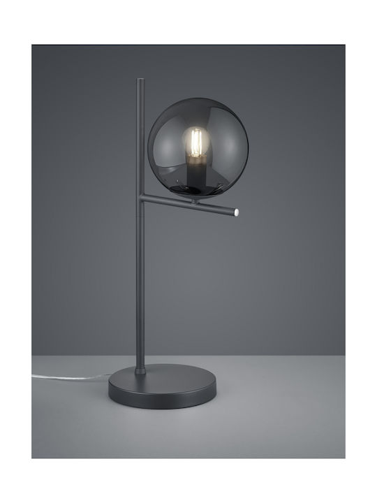 Trio Lighting Pure Metall Tischlampe für Fassung E14 mit Schwarz Basis