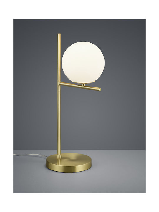 Trio Lighting Pure Metal Table Lamp for Socket E14 with Gold Base