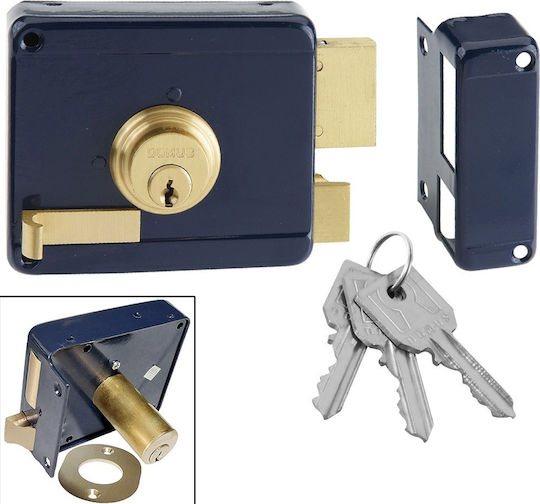 Domus Lock Box in color Blue Left