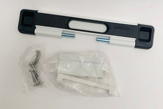Domus Lock for Sliding Aluminum Doors White