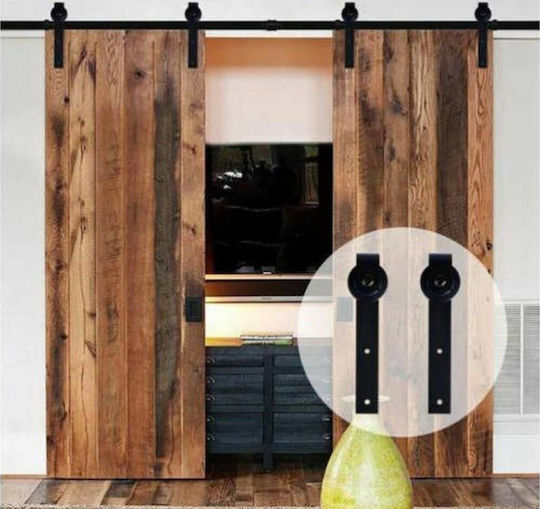 Timeless Tools Mecanism Pentru Ușă Glisantă De Butuc 183cm Negru