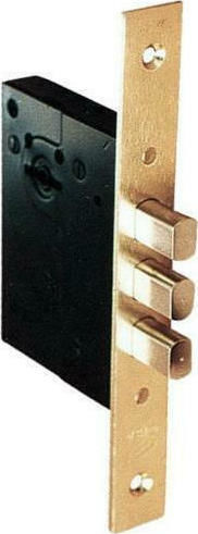 Cisa Recessed Lock Safe deposit box with Cylinder and Center 45mm Gold