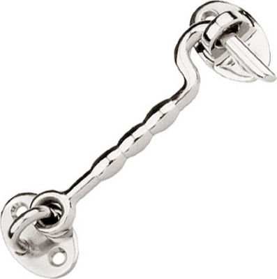 Door Hook 100mm Silver