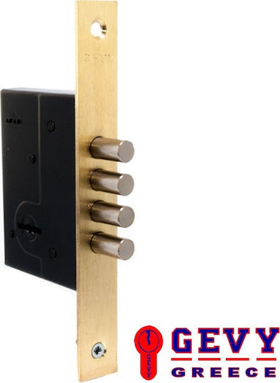 Gevy Recessed Lock Safe deposit box with Center 45mm Gold