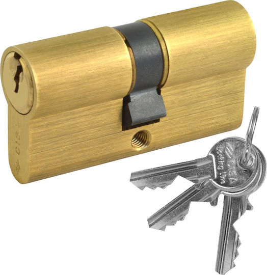 Cisa Cilindru de Încuietoare De Securitate L54 70mm (35-35) cu 3 Chei Auriu
