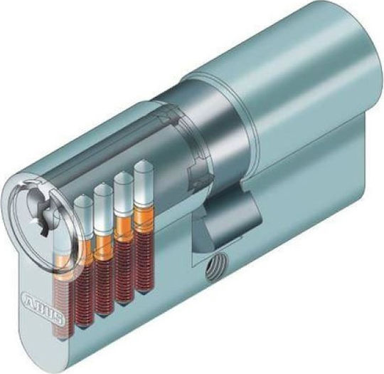 Abus Cilindru de Încuietoare De Securitate E50N 70mm (35-35) cu 3 Chei Argintiu