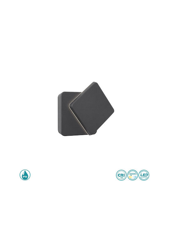 SoleLuce Wandmontierte Außenbeleuchtung Deckenleuchte LED IP54