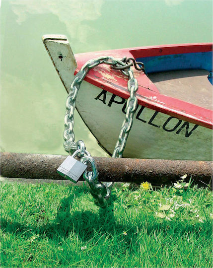 Master Lock Steel Traffic Chain with Vinyl Cover 0.6m Diameter 8mm Length 0.6m
