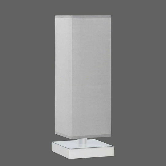 Trio Lighting Piet Πορτατίφ με Γκρι Καπέλο και Ασημί Βάση