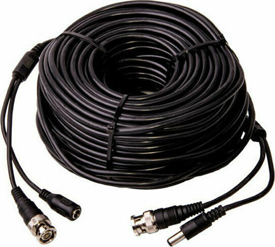 Tele CCTV System Connection Cable CCTV Camera 30m Black 30m VDC-300