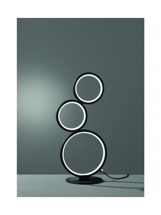 Trio Lighting Rondo De Masă Lustră Decorativă LED Negru