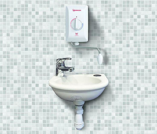 Redring I3VS Wall Mounted Electric Single-Phase Instant Heater Tap for Bathroom 3kW