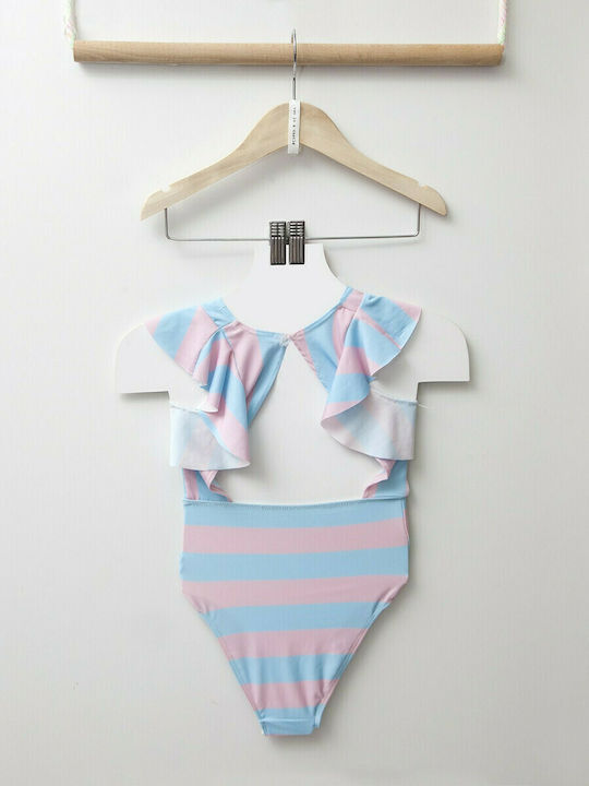 Two In A Castle Kids Swimwear One-Piece Light Blue