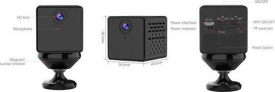 Vstarcam Hidden Camera Vstarcam WiFi 1080p with Memory Card Slot and Motion Detector