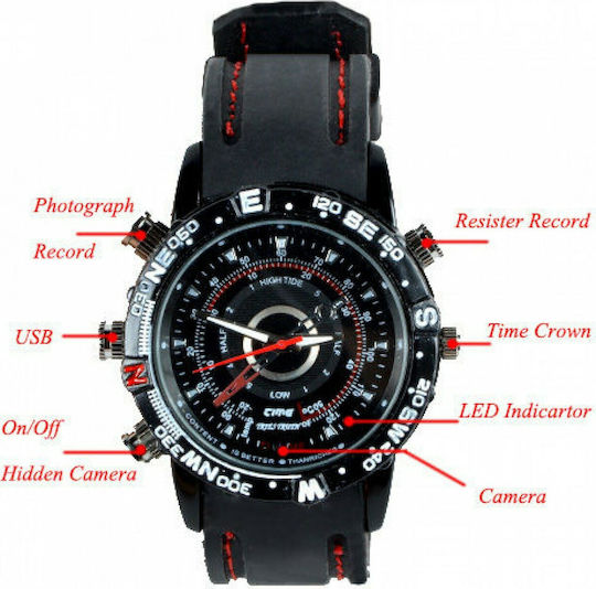 Real Safe Hidden Camera Clock with Built-in Memory 8GB