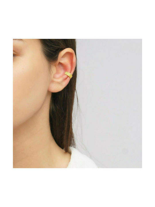 Excite-Fashion Single Earring Ear Cuff made of Silver Gold Plated