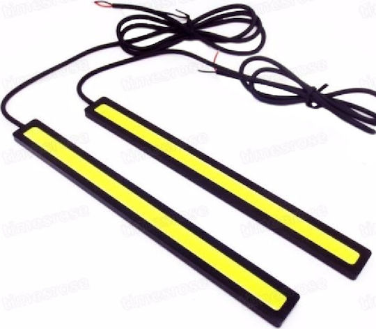 Slim Daytime Αδιάβροχα Φώτα Ημέρας Αυτοκινήτου LED Universal 12V 6W 17cm 2τμχ