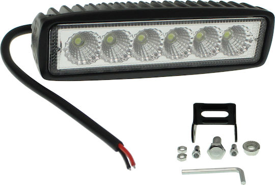Waterproof Daytime Running Lamps Car in Bar Shape LED BMW Series 7 10 - 30V 18W 15.5cm with White Lighting 1pcs