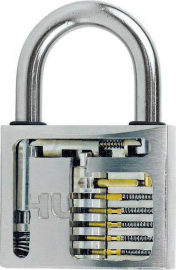 Hugo Locks Marine Steel Padlock Brass with Key 30mm 1pcs