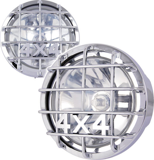 DLAA LA1516E Στρογγυλοί Προβολείς Αυτοκινήτου Universal 12V 55W 17cm με Λευκό Φωτισμό 2τμχ