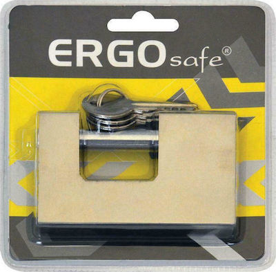 Ergo Steel Padlock Monoblock with Key 90mm 1pcs