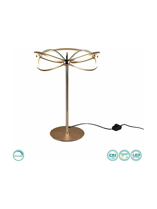 Trio Lighting Charivari Μεταλλικό Πορτατίφ LED με Χάλκινη Βάση