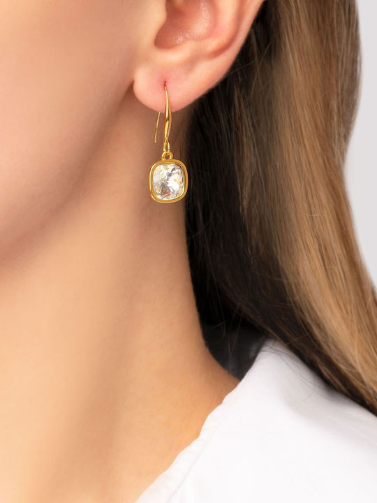 Excite-Fashion Dazzle Dreams Cercei Placat cu aur cu Pietre Excite-Fashion Dazzle Dreams Cercei Placat cu aur cu Pietre