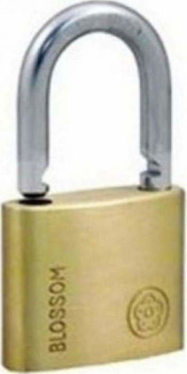Blossom BC90 Steel Padlock Brass with Key 40mm 4pcs