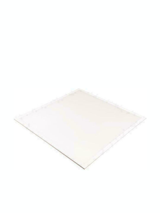 Eurolamp Τετράγωνο Χωνευτό LED Panel 48W με Φυσικό Λευκό Φως 4000K 60x60εκ.