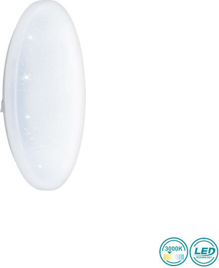 Eglo Frania-S Στρογγυλό Εξωτερικό LED Panel 33.5W με Θερμό Λευκό Φως 3000K 43εκ.