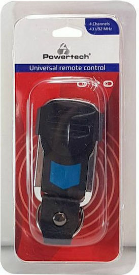 Powertech Αντιγραφικό Τηλεχειριστήριο Γκαραζόπορτας Σταθερού Κωδικού με 4 Κανάλια 433MHz