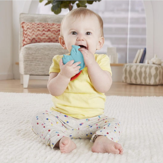 Fisher Price Ελεφαντάκι Μασητική Κουδουνίστρα Οδοντοφυΐας από Πλαστικό για 0 m+