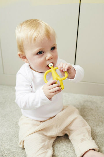 Matchstick Monkey Monkey Teething Ring BPA Free Silicone for 3 m+