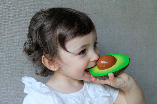 Oli&Carol Arnold the Avocado Μασητικό Οδοντοφυΐας από Καουτσούκ για 3 m+